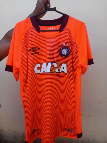 Camisa CAP Athletico Paranaense 2017 laranja original Umbro praticamente zero tamanho G