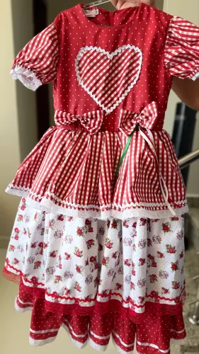 Vestido de Quadrilha Luxo