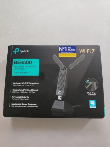 Adaptador Wi-Fi 7 TP Link BE 6500 Archer TBE400UH