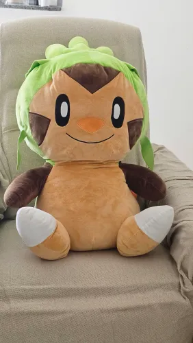 Chespin Pokémon urso de pelúcia 1 metro
