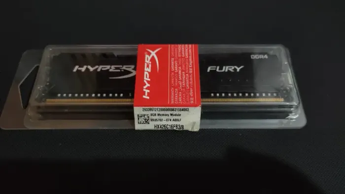 Memória RAM 8GB HyperX 2666MHz HX426C16FB3/8