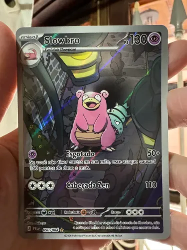 Carta Pokémon Slowbro 090/084 Escuridão Absoluta
