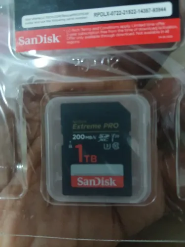 Cartão de memória SanDisk extreme pro 1TB Lacrado