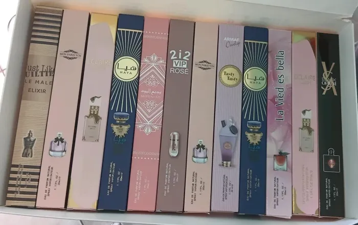 15 perfumes de bolsa 35 por R$ 100,00