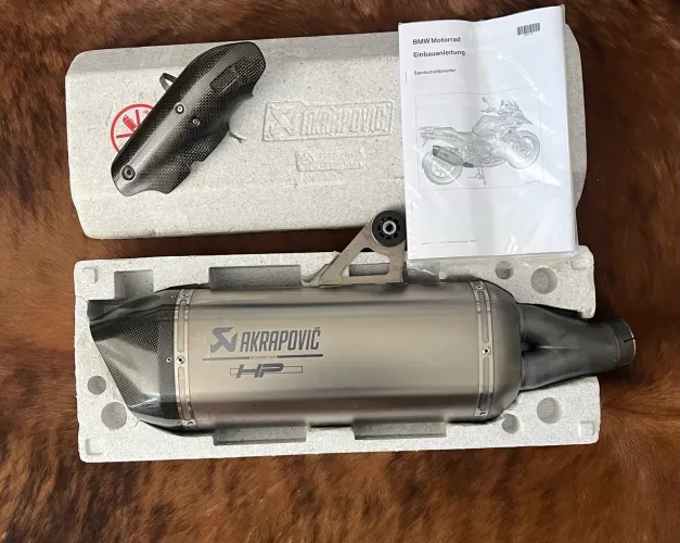 Akrapovic para bmw gs 1250 e 1200 com caixa