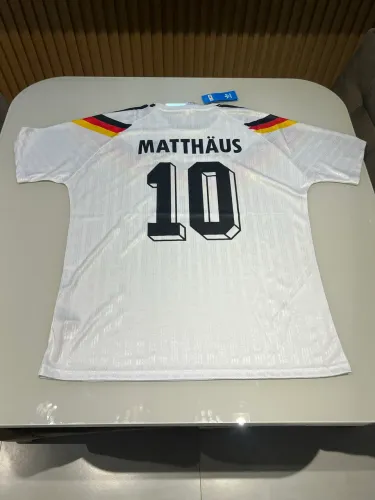 Camisa Retrô Alemanha Copa 1990 - Matthaus