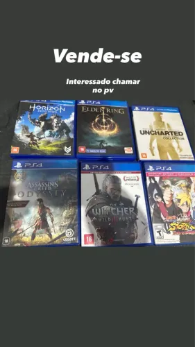 VENDO JOGOS DE PS4