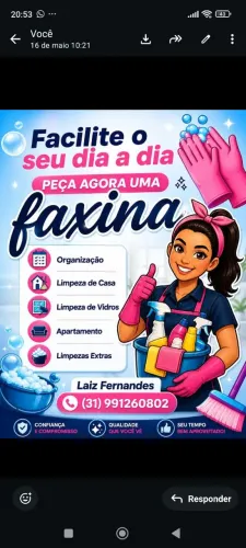 Faxina em geral 