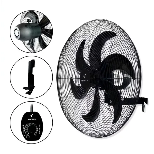 Ventilador de parede VENTISILVA 65cm com 3 anos de garantia. (Lacrado)