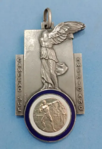 Antiga Medalha Sulamericano Lima 1939 - peça rara