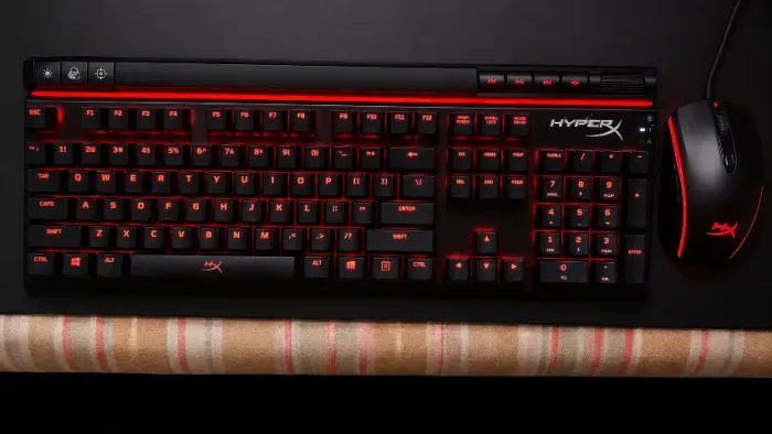 Teclado Gamer Mecânico Hyper X Alloy + Mouse