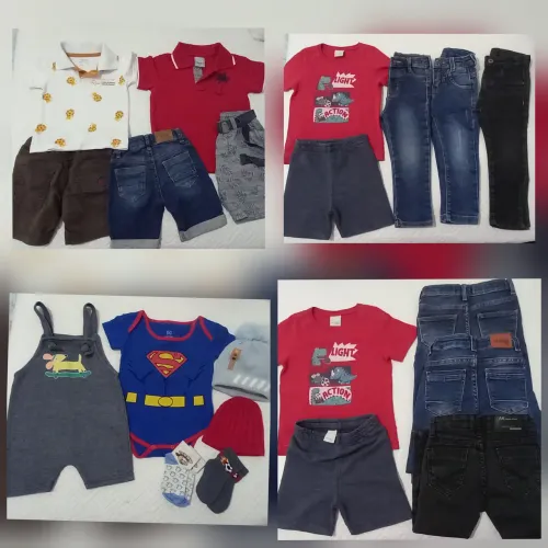 Lote bebê menino 9 meses a 2 anos