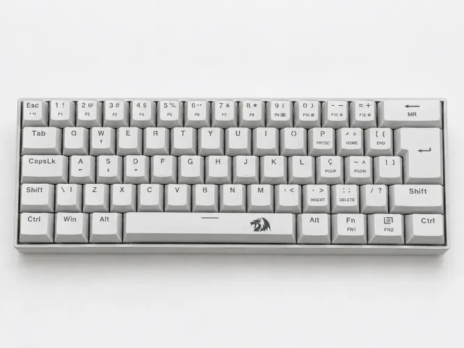 TECLADO MECÂNICO GAMER REDRAGON LAKSHMI 60% - BRANCO