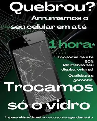 Troca de Vidro para Smartphone 