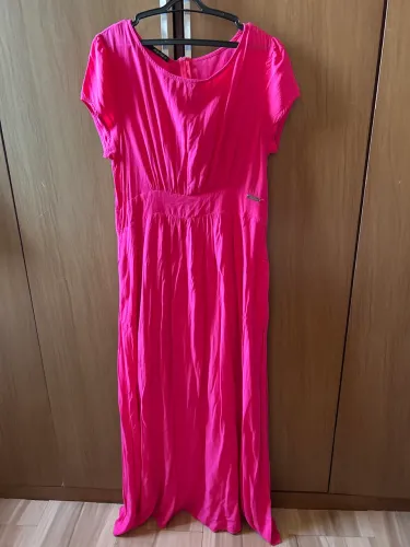Vestido longo pink