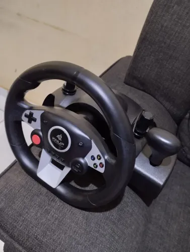 Knup Wadjet Volante Gamer 7 em 1 - 180° de Rotação.