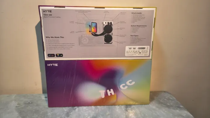 Watercooler Hyte thicc q60  240 display Lcd 5 polegadas novo lacrado estudo troca 
