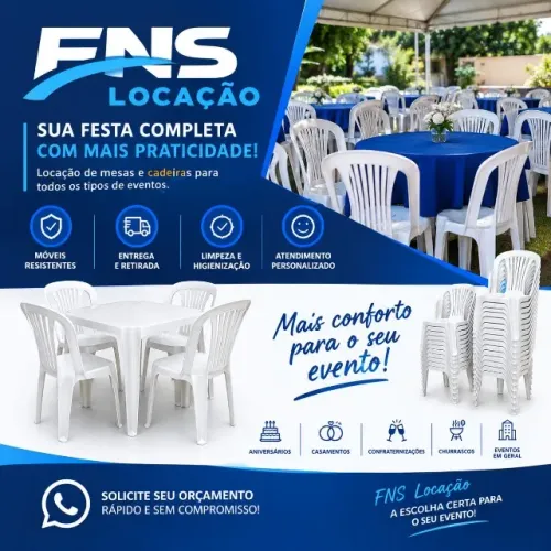 FNS Locação de Mesas e Cadeiras