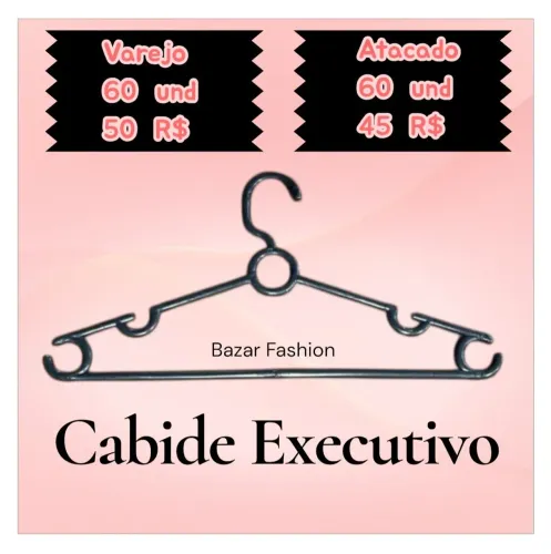 Cabides adulto juvenil infantil e com presilhas