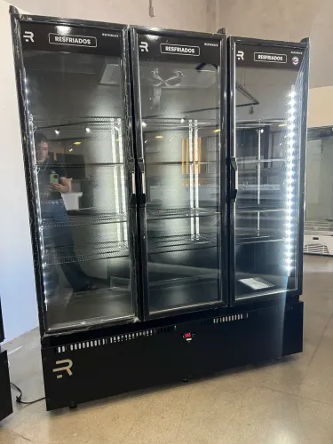 Auto serviço expositor 3 portas frios e laticínios - pronta entrega 