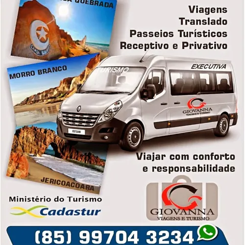 Van para Aluguel, Fretamento, Passeio turísticos em praias e viagens para todo Ceará 