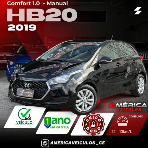 Hyundai HB20 Comf./c.plus/c.style 1.0 Flex 12V 2019