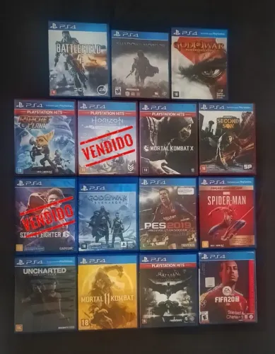 Jogos de PS4 a partir de R$50 (preços na descrição)