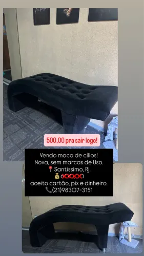 Maca de cílios nova, aceito troca em cama de casal