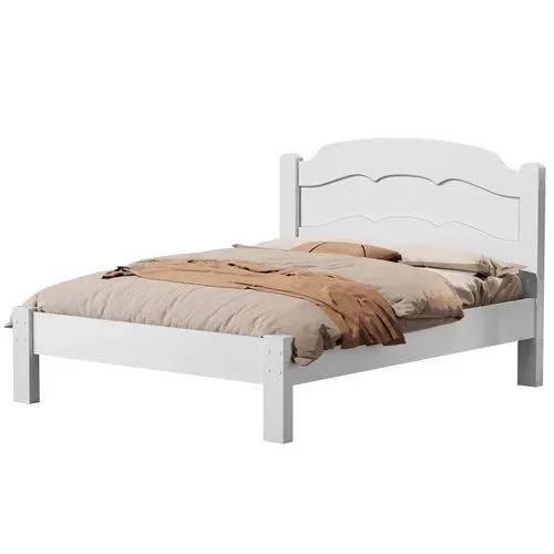 Cama Casal Anabel / BRANCO<br>Fábrica: J & A móveis Ltda - EPP <br>*NOVO*