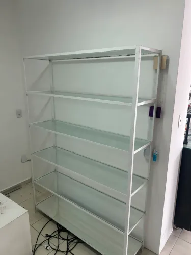 Vendo expositor de vidro 