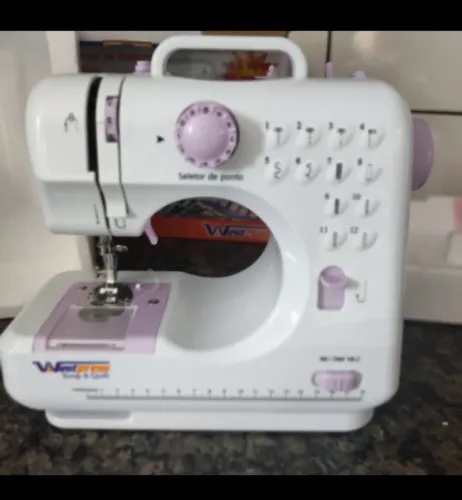 Máquina de costura nova portátil westpress