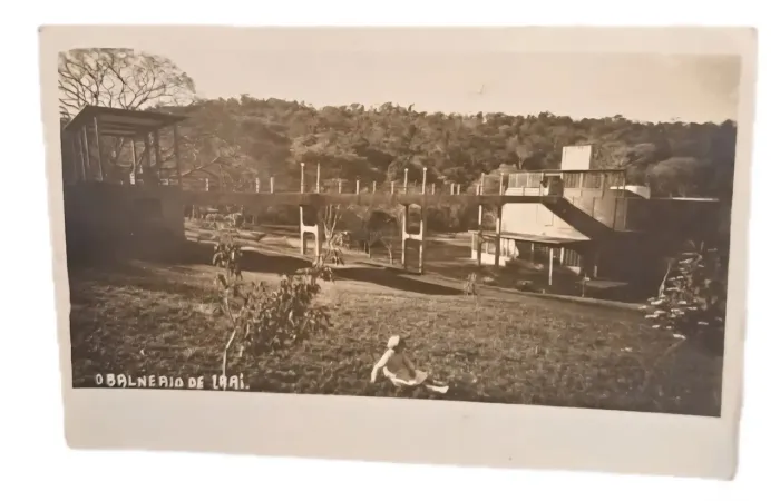 Foto antiga "Balneário de Iraí" Raridade Fotografia 14cm x 9cm