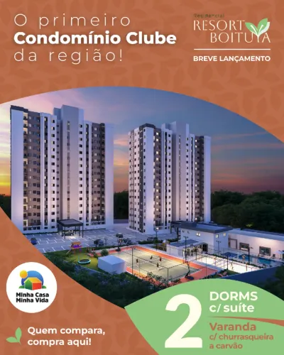 Apartamento à venda, 2 quartos, 1 suíte, 1 vaga, Residencial de Lorenzi - Boituva/SP
