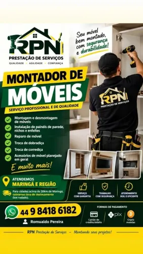 MONTADOR DE MÓVEIS E REPAROS