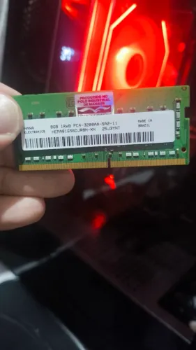 Memória RAM Lenovo Sodimm para Notebook DDR4 3200 8GB
