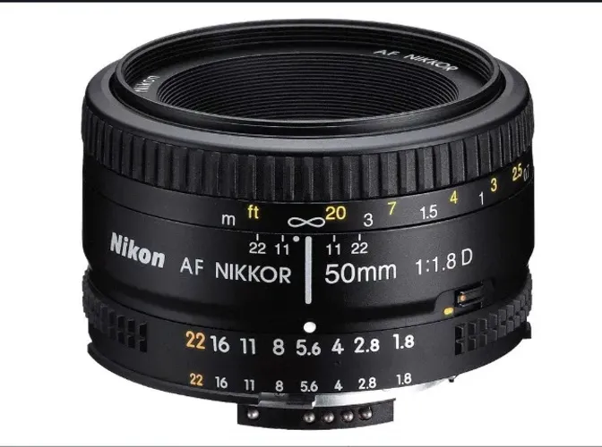 Objetiva Nikon 50 mm f1.8 AF D