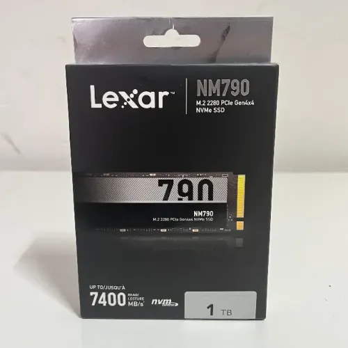 SSD NVMe Lexar NM790 1 TB - Nota e 2 anos de garantia - 7.400 MB/s leitura