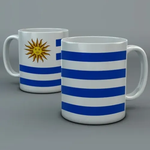 Caneca Uruguai Copa 2026 Personalizada