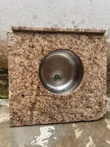 Vendo pia de granito com Cuba em inox