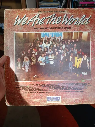 We Are The World VINIL MICHAEL JACKSON de época CBS Distribuidora Brasileira