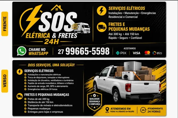 ? SOS Elétrica & Fretes 24H - ? Express Serviços 24H