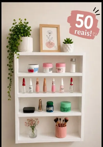 Nicho para esmaltes e cosméticos