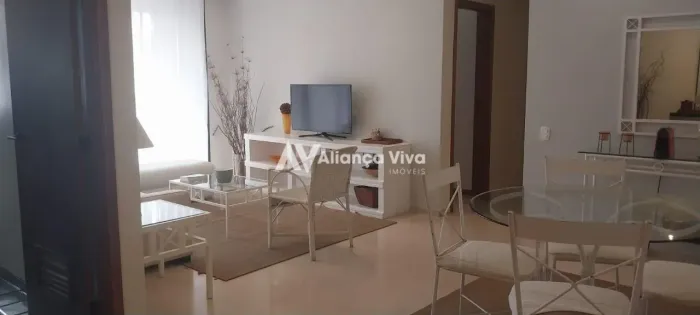 Apart-Hotel com 2 quartos, vista Cristo, próximo a Praia de Ipanema