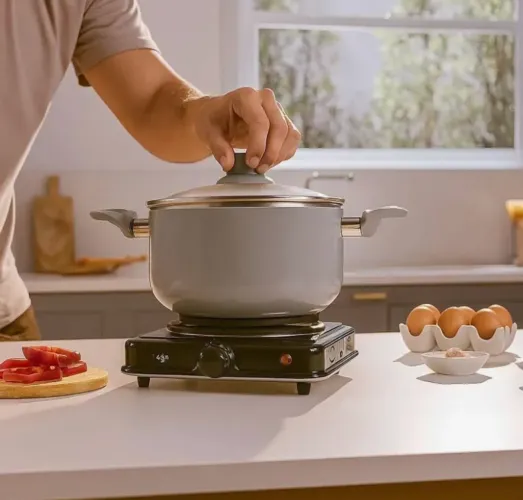 Fogão Elétrico Portátil Cooktop Elgin Single Cook 1 Boca