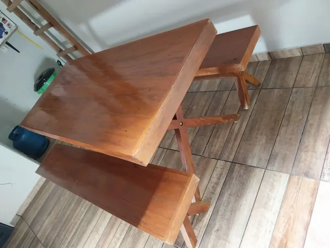Mesa para área de churrasqueira 