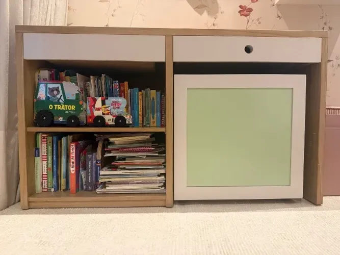 Móvel Modular Infantil Casa Pronta 1,10 x 0,50 x 0,65 m | Poltrona + Baú