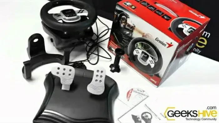 Volante gamer Genius twin wheel fxe