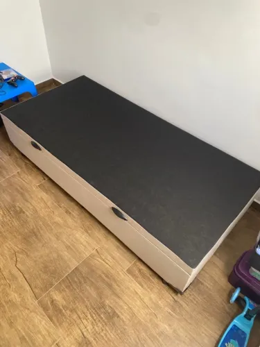 Cama box baú solteiro 
