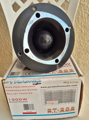 Super Bullet Tweeter Pyramid ST-302 1000W alto falantes