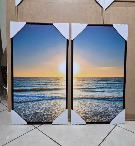 Telas canvas conjunto 2 partes